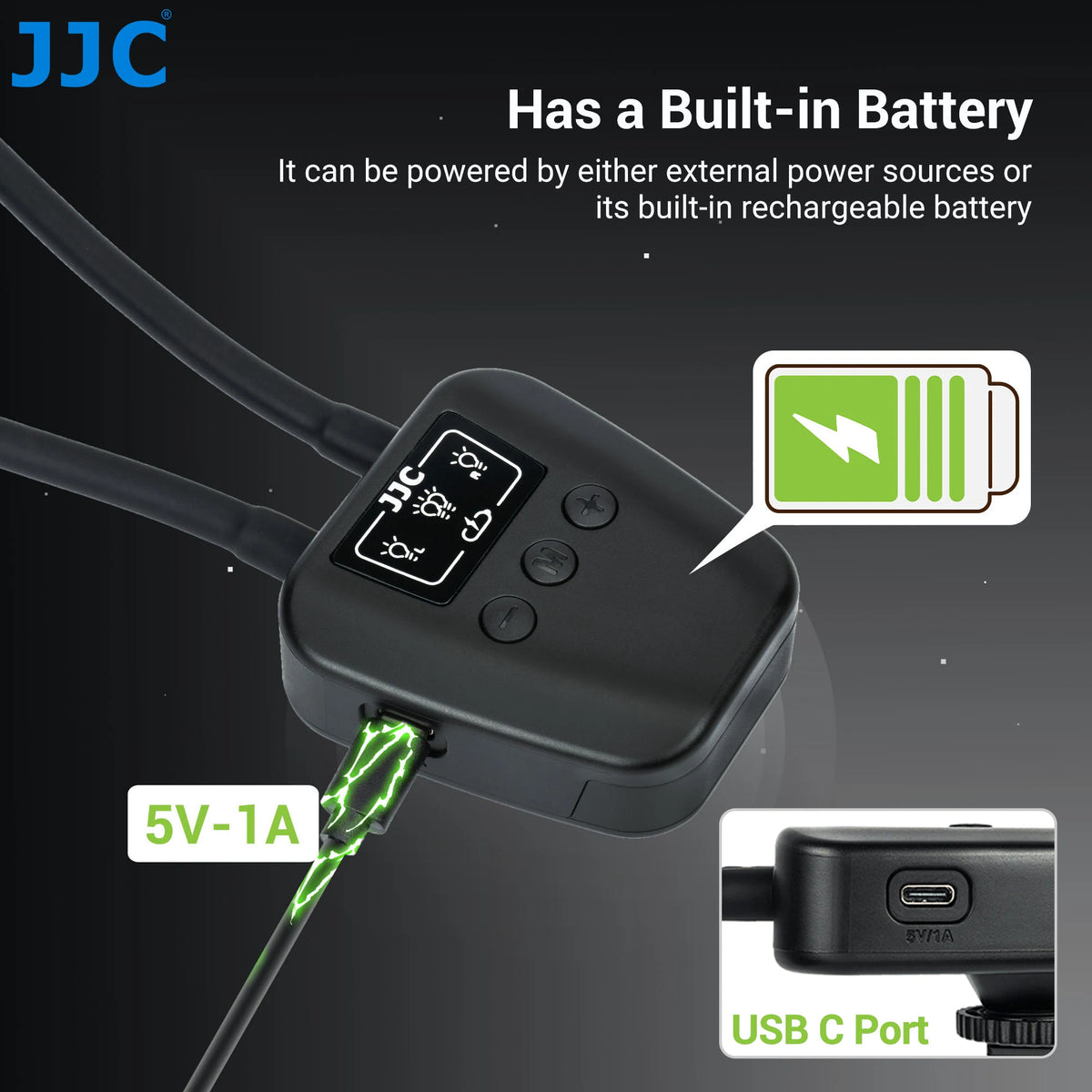 JJC LED Macro Arm Light with 10 Level Ajustable Brightness Macro Photography Lighting for Canon Nikon Sony Olympus Fujifilm DSLR