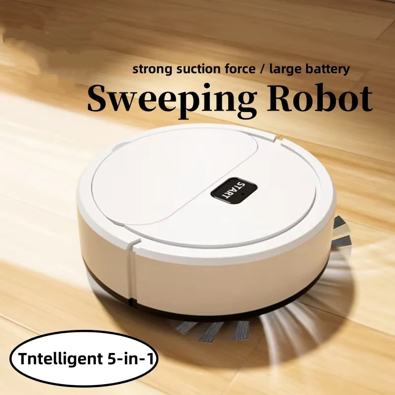 2026 Smart Sweeping Robot Mini Silent Vacuum Cleaner Sweep Mop Brush 5-in-1 Multi-function Cleaning Machine for Home