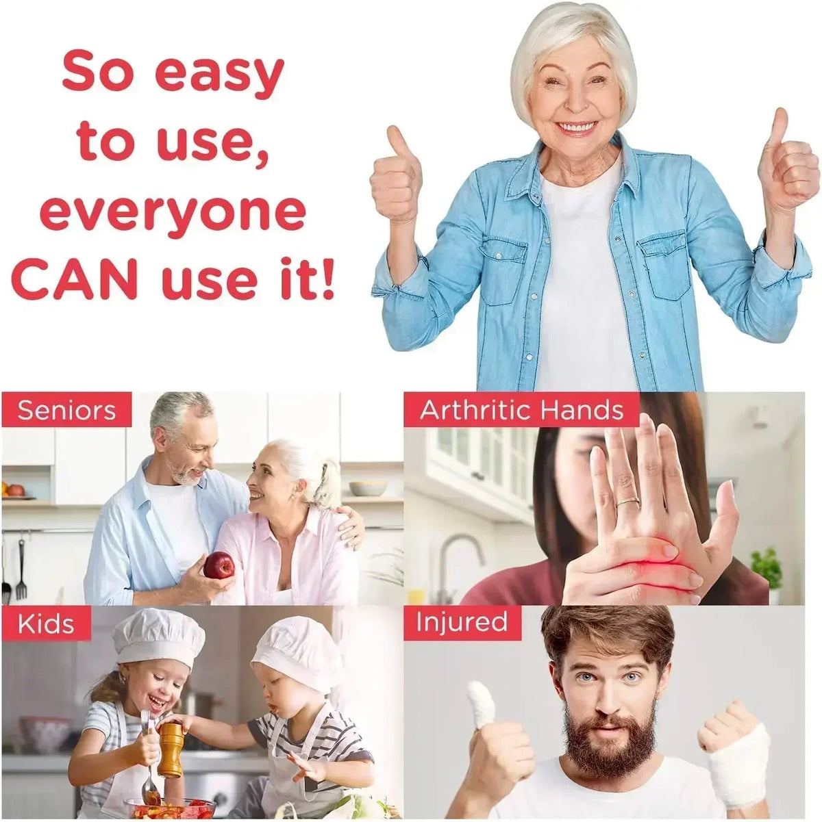 Portable Automatic Can Opener Electric Can Opener Hands-Off/Smooth Edge/Battery Operated One Touch Opener Electric Can Openers
