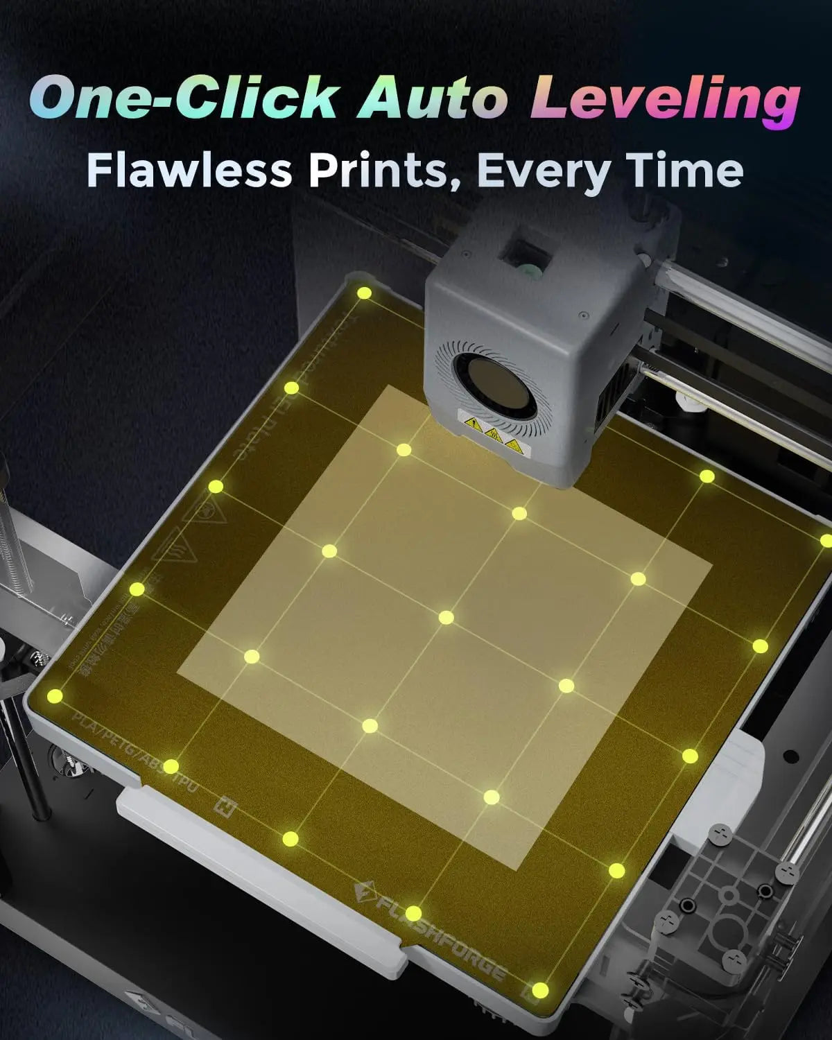 AD5X Multi-Color 3D Printer, CoreXY 600mm/s High-Speed, 1-Click Auto Leveling, 300°C Direct Drive Extruder, 220x220x220mm Build
