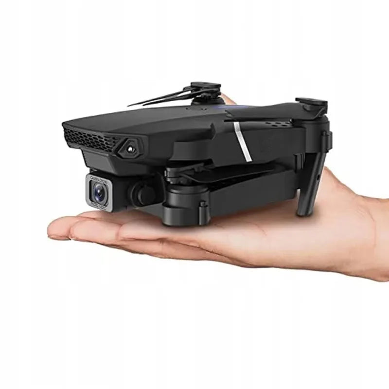Foldable RC Quadcopter 4K Dual Camera Drone, WiFi FPV Live Video Transmission Drone with One-Key Return Home, Portable Flying Toy, Christmas Holiday Present for Adult & Kid Beginners