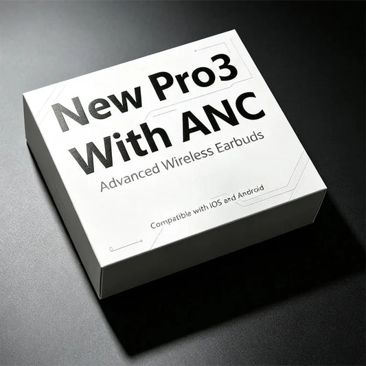2026 New Air 3【 Pro3 】 Bluetooth Wireless Earbuds With Heart Rate Monitoring, Active Noise Cancellation Headphones, Waterproof for Daily Use, For IPhone IOS Smartphone, Gaming /Sports /Fitness Earphones.