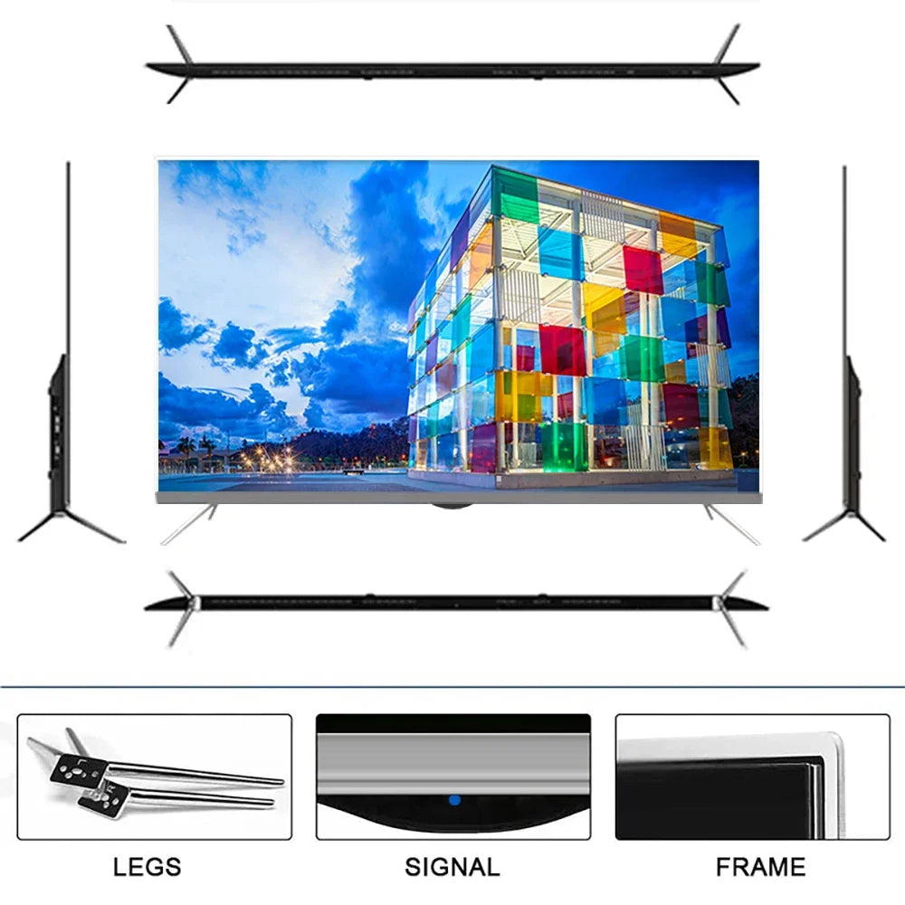 OLED TV 43 50 55 65 75 85 Inch 4K UHD WebOS Google Android Smart TV No Frame Ultra Thin LED Television OEM Manufacturer
